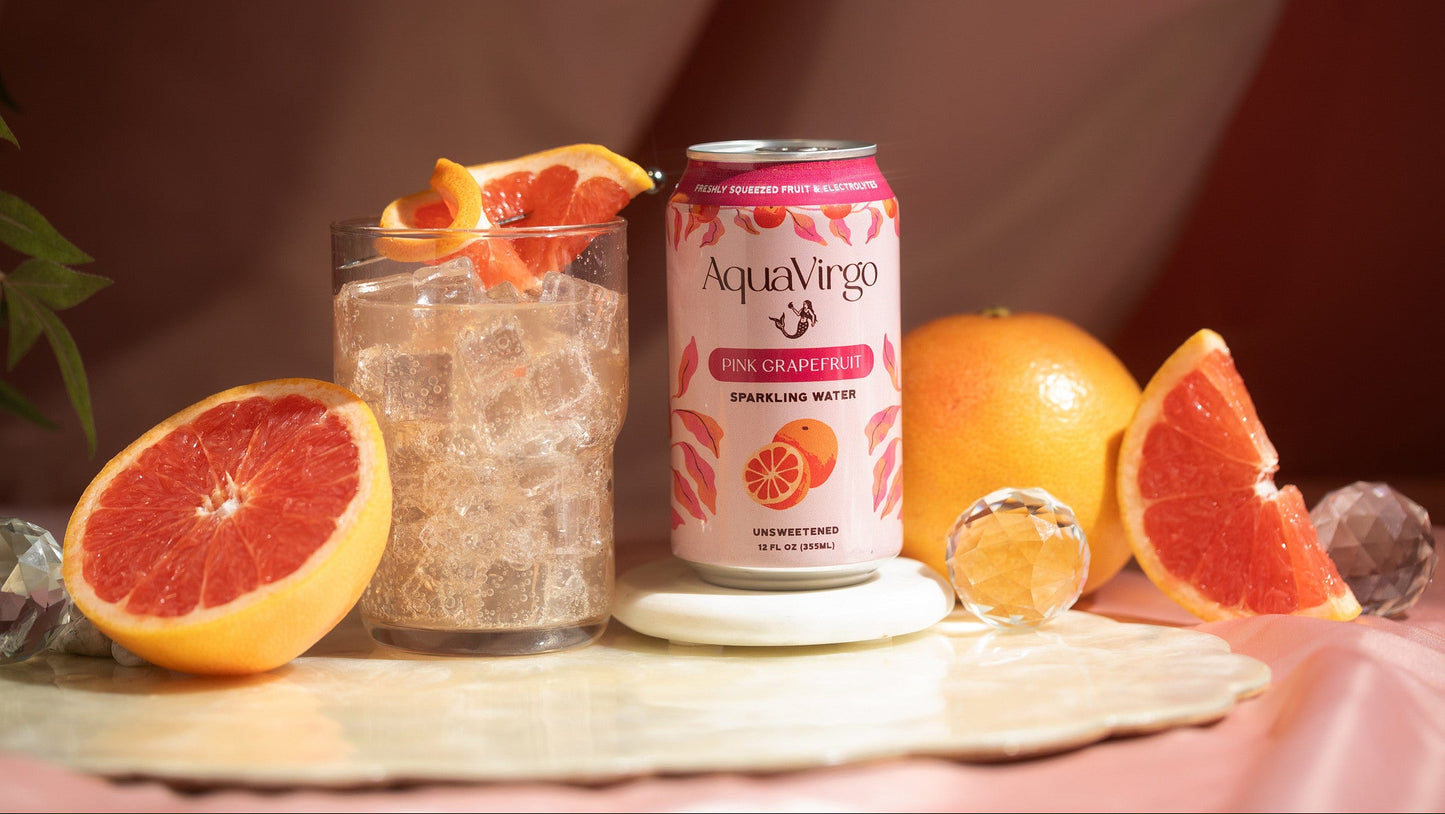 Pink Grapefruit Sparkling Water